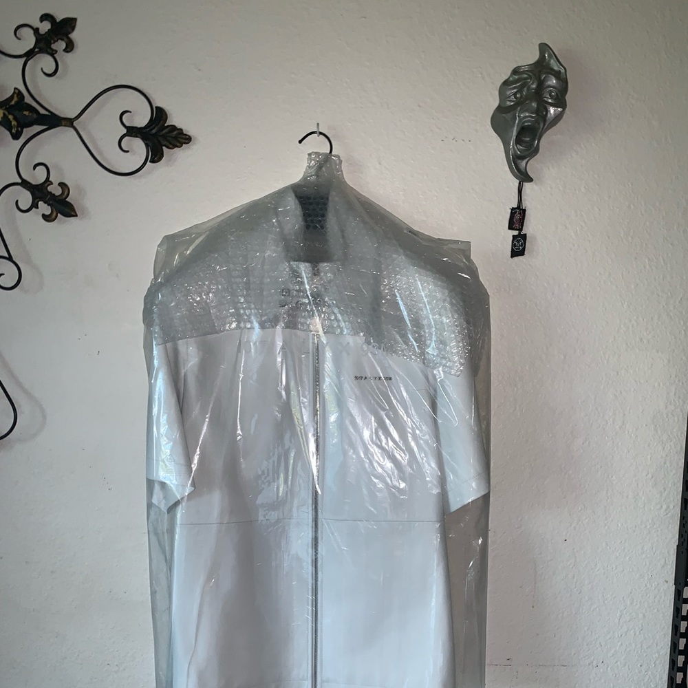 1017 ALYX 9sm white leather double color shirt (AUTHENTIC)